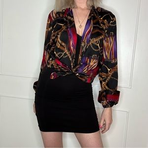 Vintage Ralph Lauren Blouse Equestrian bridle